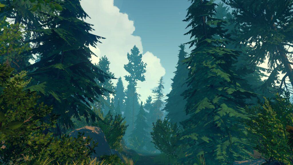 Firewatch game visuals